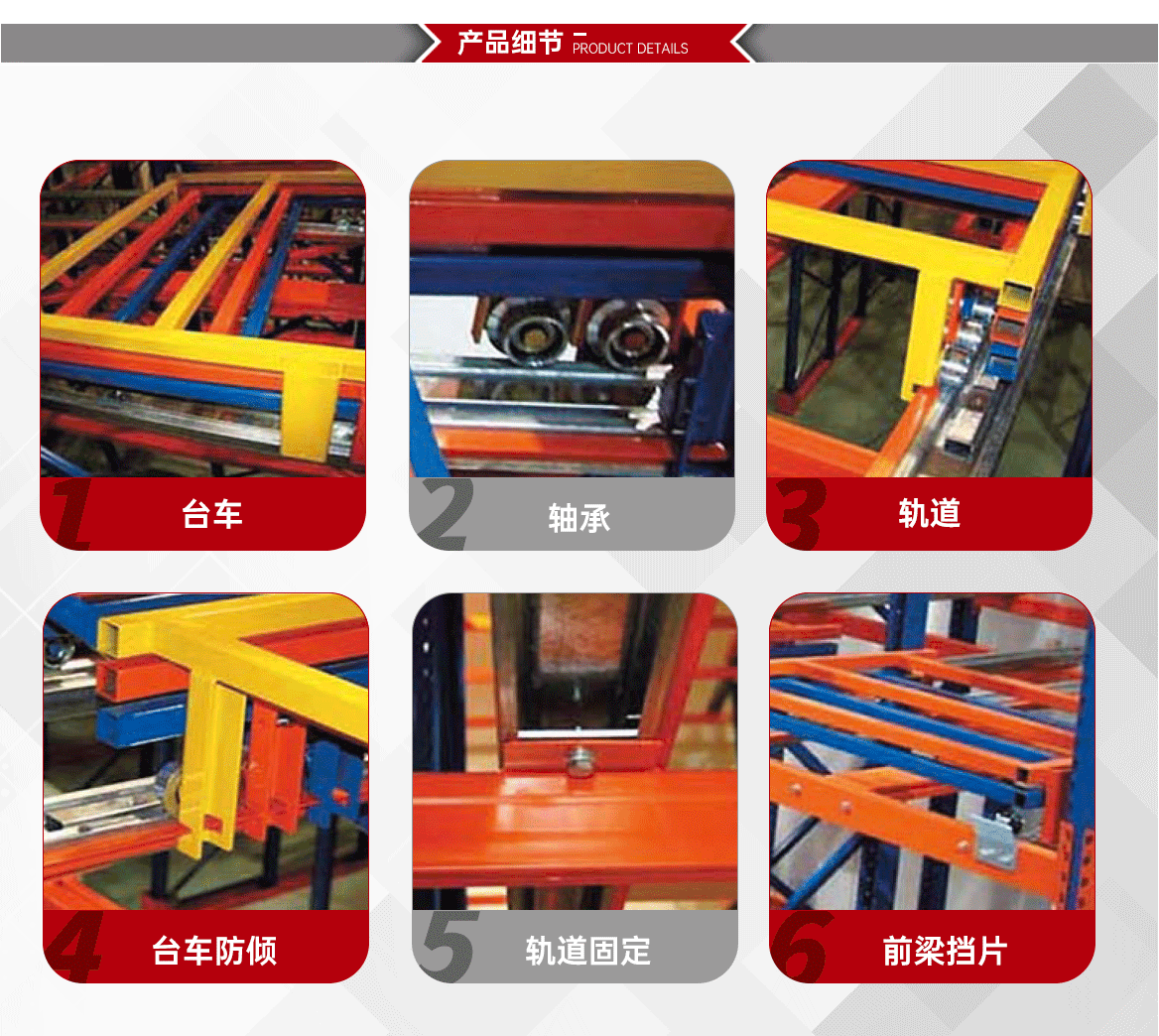 后推式货架产品细节