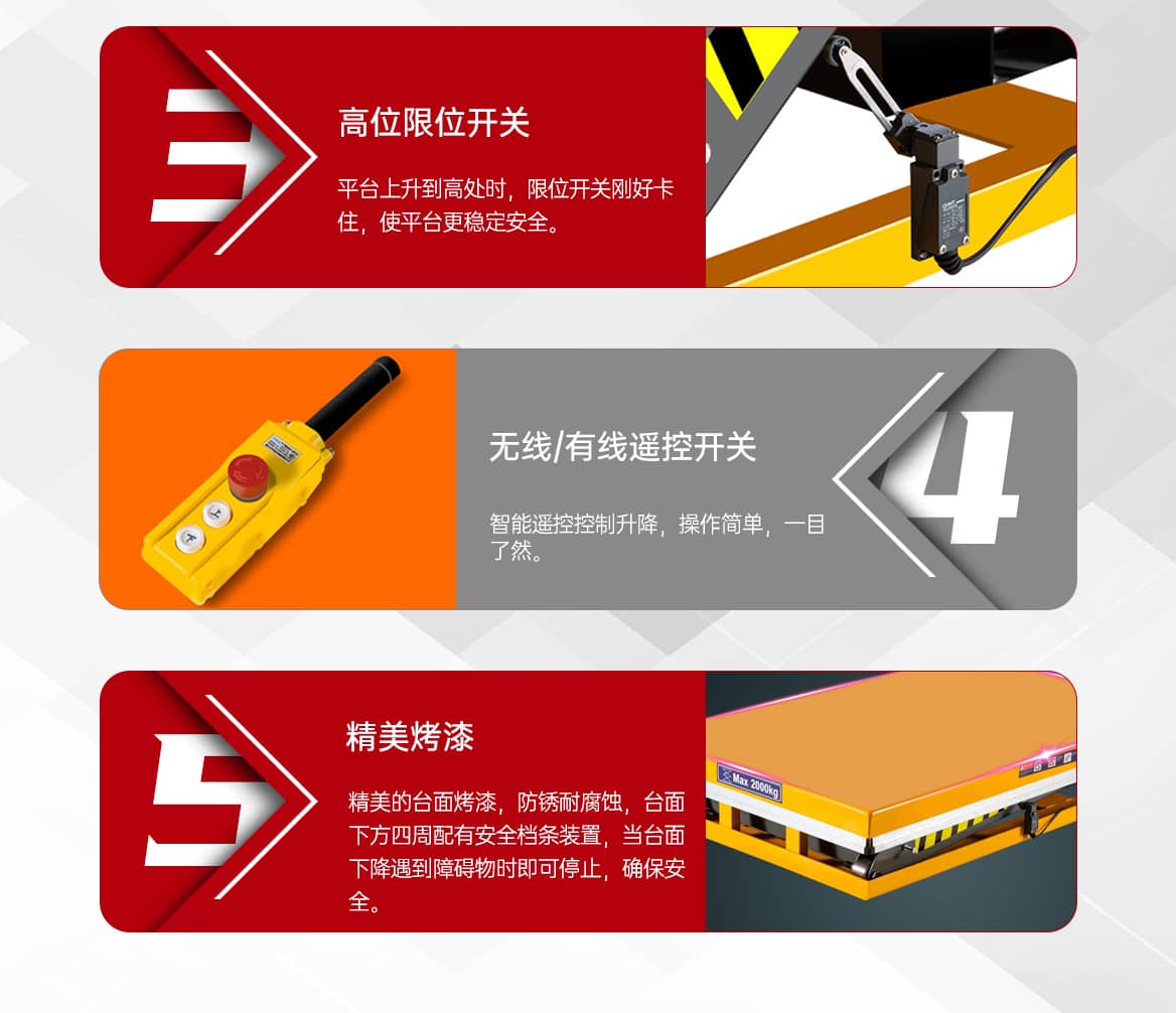 电动升降平台产品细节