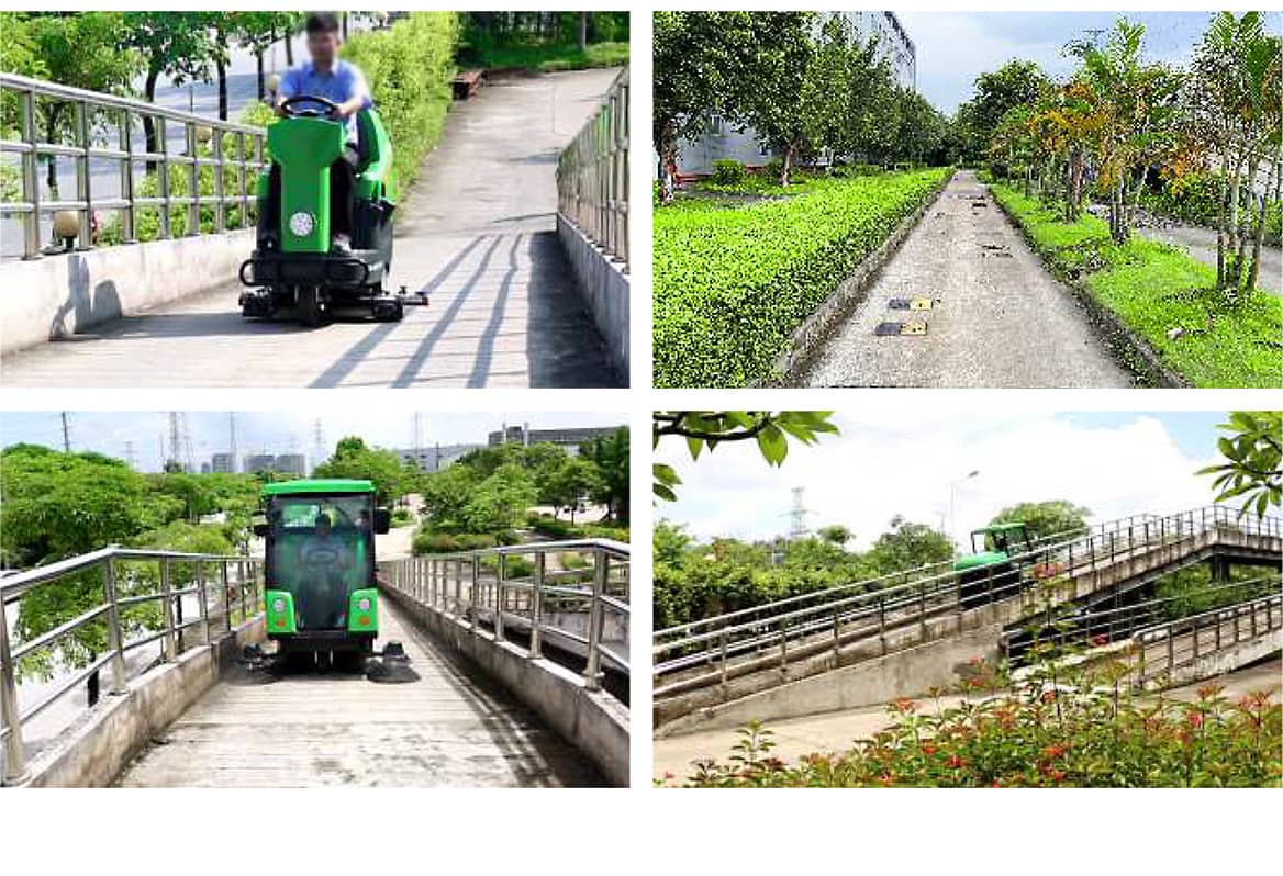 自走式手推洗地机爬坡测试场地