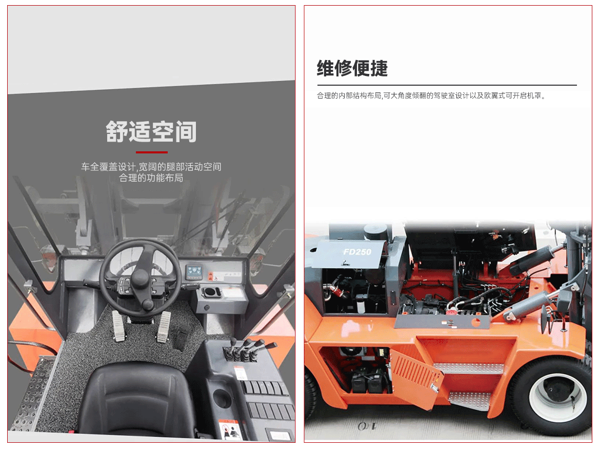 25-30T内燃平衡重式叉车产品简介