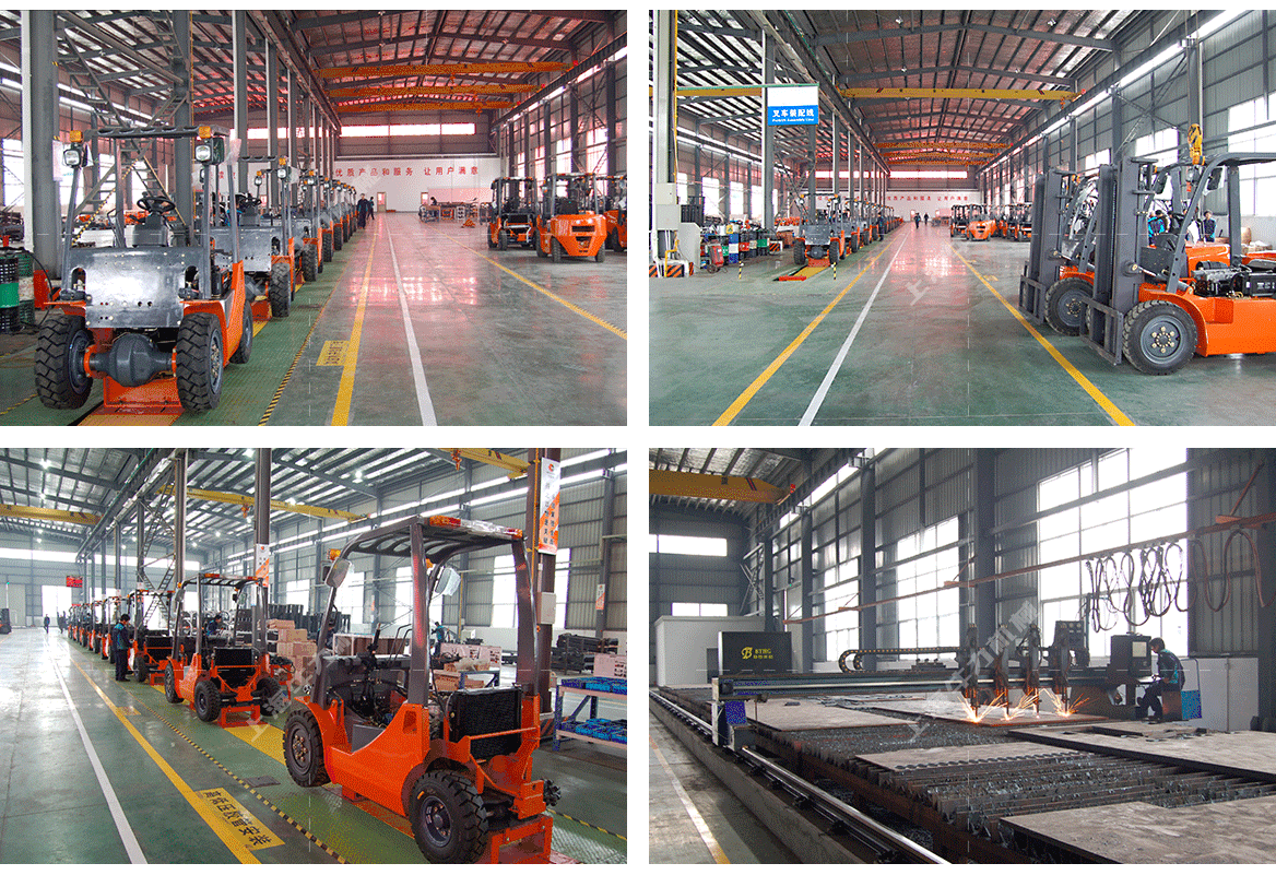 1.5-3.5T电动平衡重叉车车间实拍