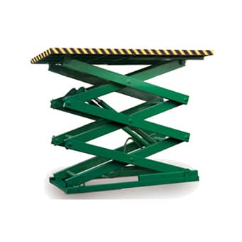 Scissor type fixed lifting platform
